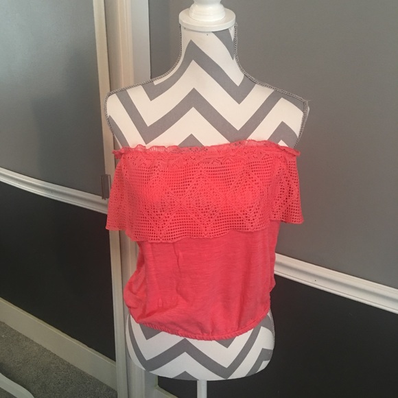 Coral tube top - Picture 1 of 6